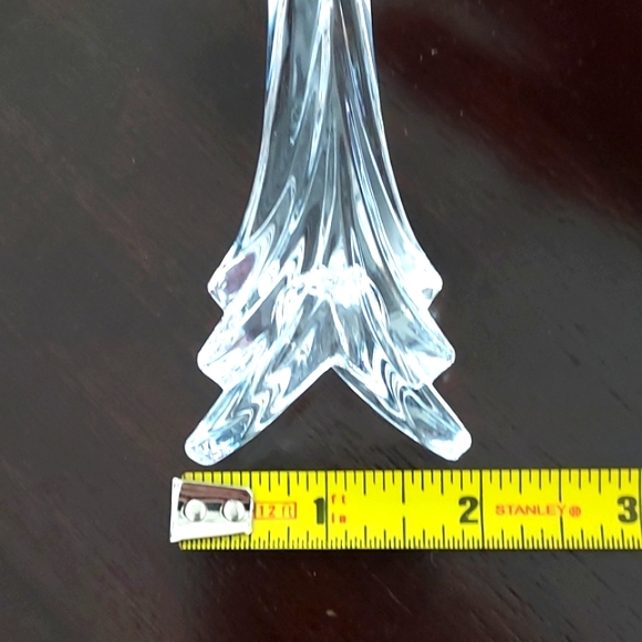 MIKASA Pair Art Deco 24% Lead Crystal Candlesticks 5.5" Tall - Picture 5 of 5